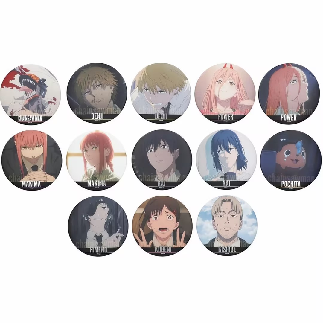 【电锯人】js名场面浮雕吧唧  日谷国现【拆盒】【盲盒】