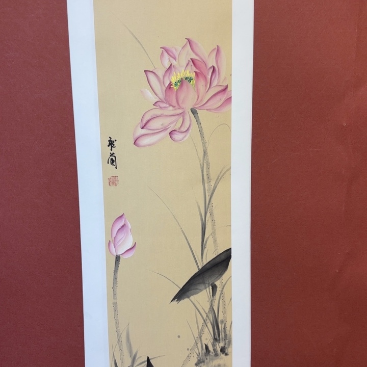 国画听兰老师花鸟