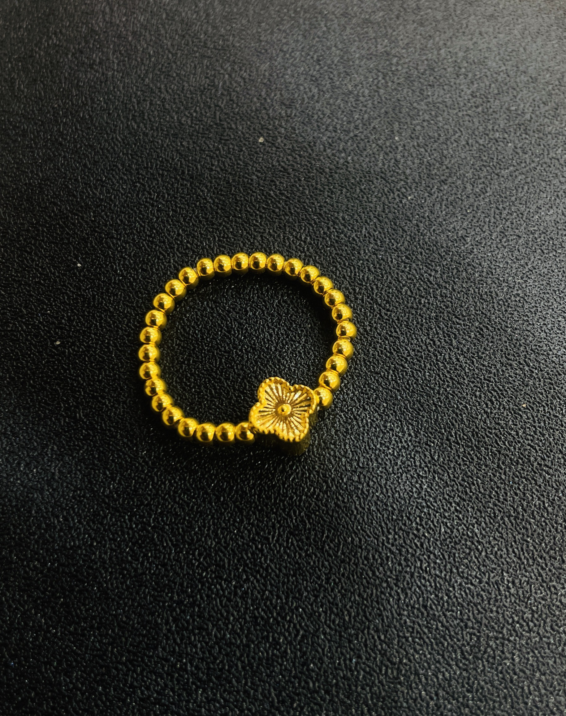 足金999 配件 转运珠 四叶草