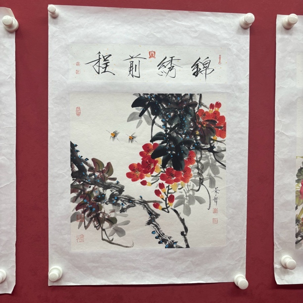 装饰画山水作品欣赏