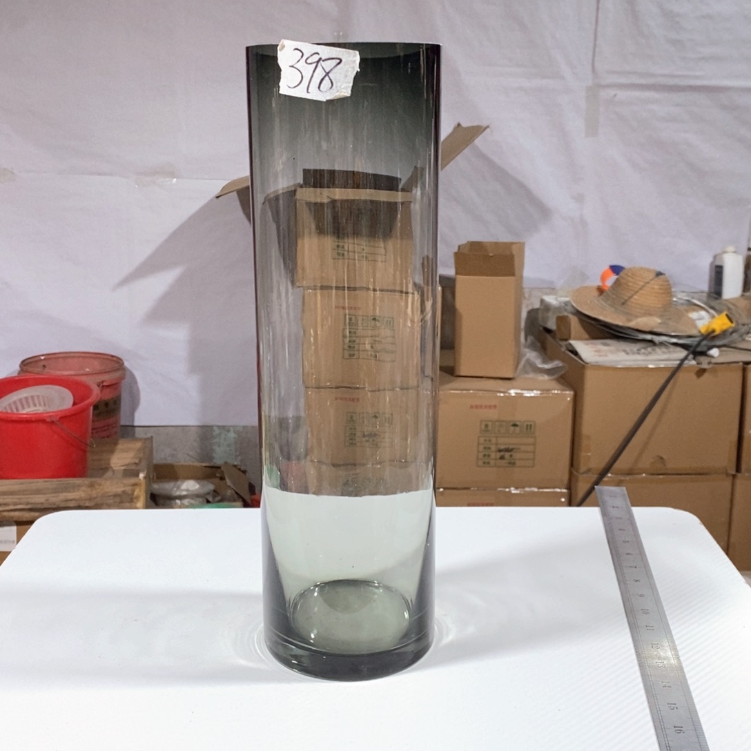 玻璃398高40口12玻璃花瓶嘎嘎好看玻璃花瓶