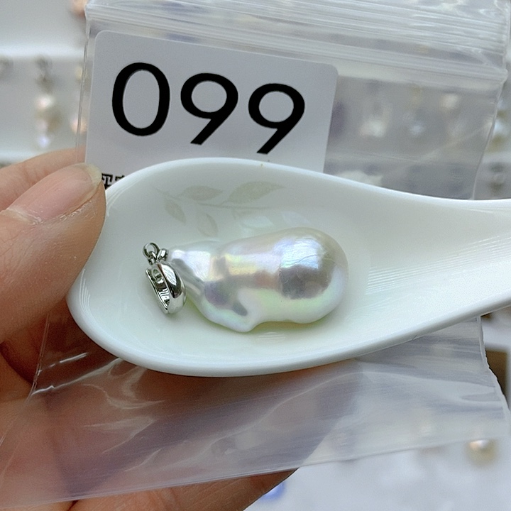 淡水珍珠颈饰银S925镶嵌