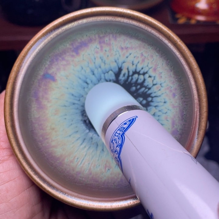 茶盏我在一起就像　