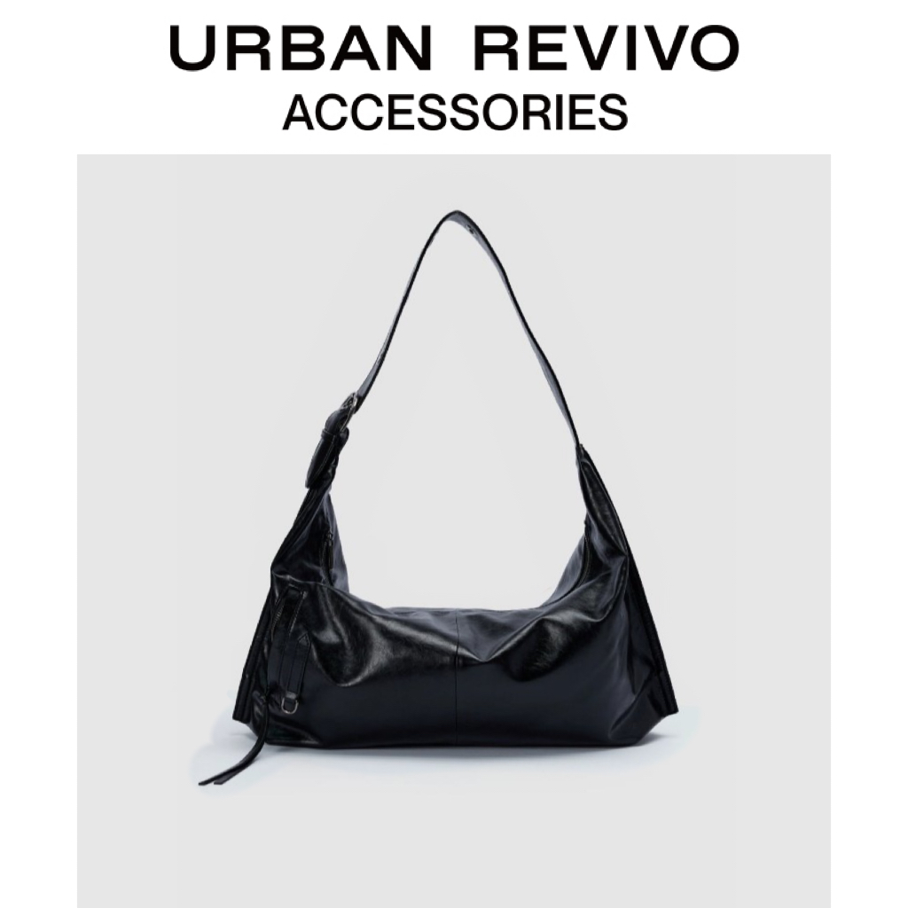 URBAN REVIVO2025秋季新款女潮流多口袋单肩斜挎包UAYB50108