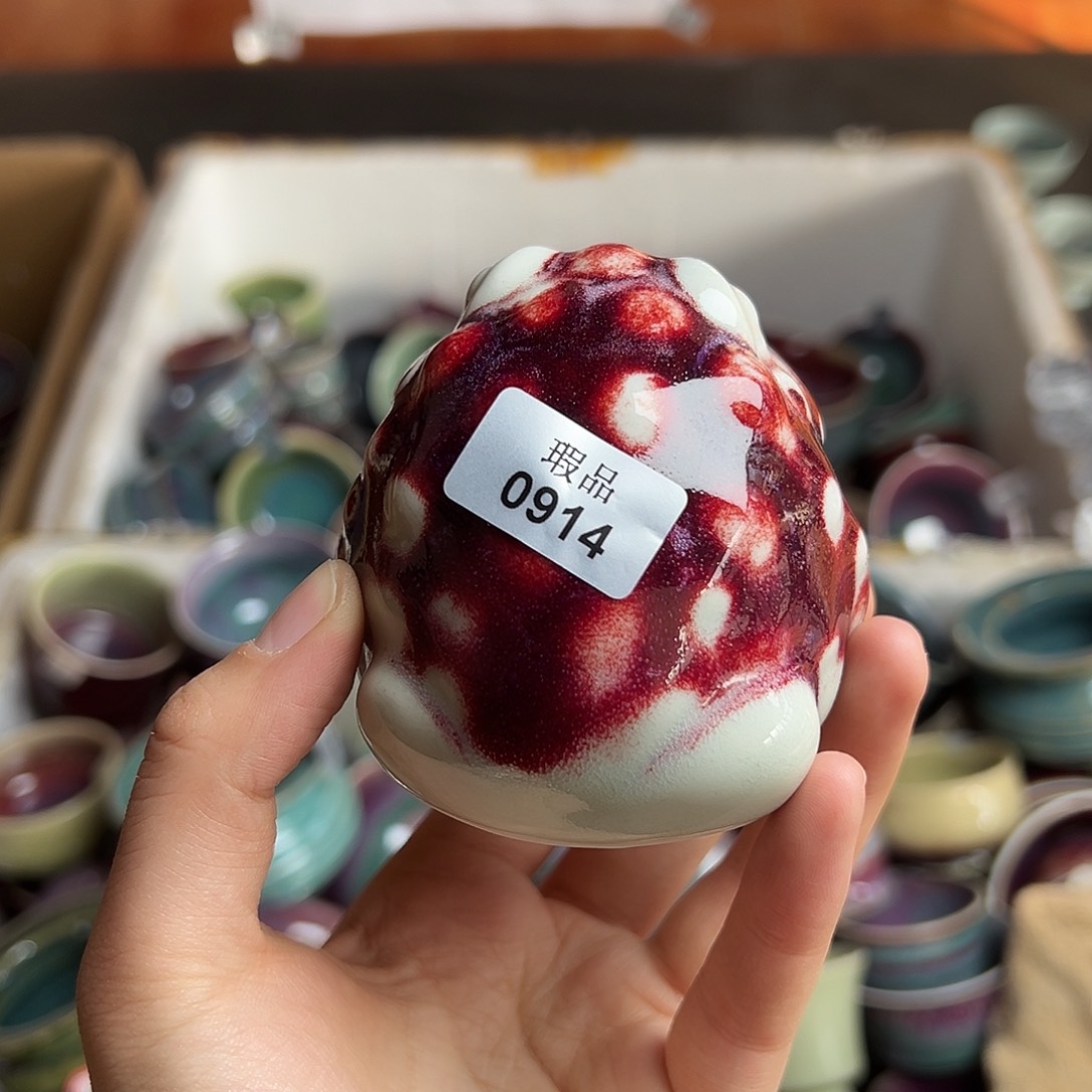 摆件陶窑口自销原矿钧瓷