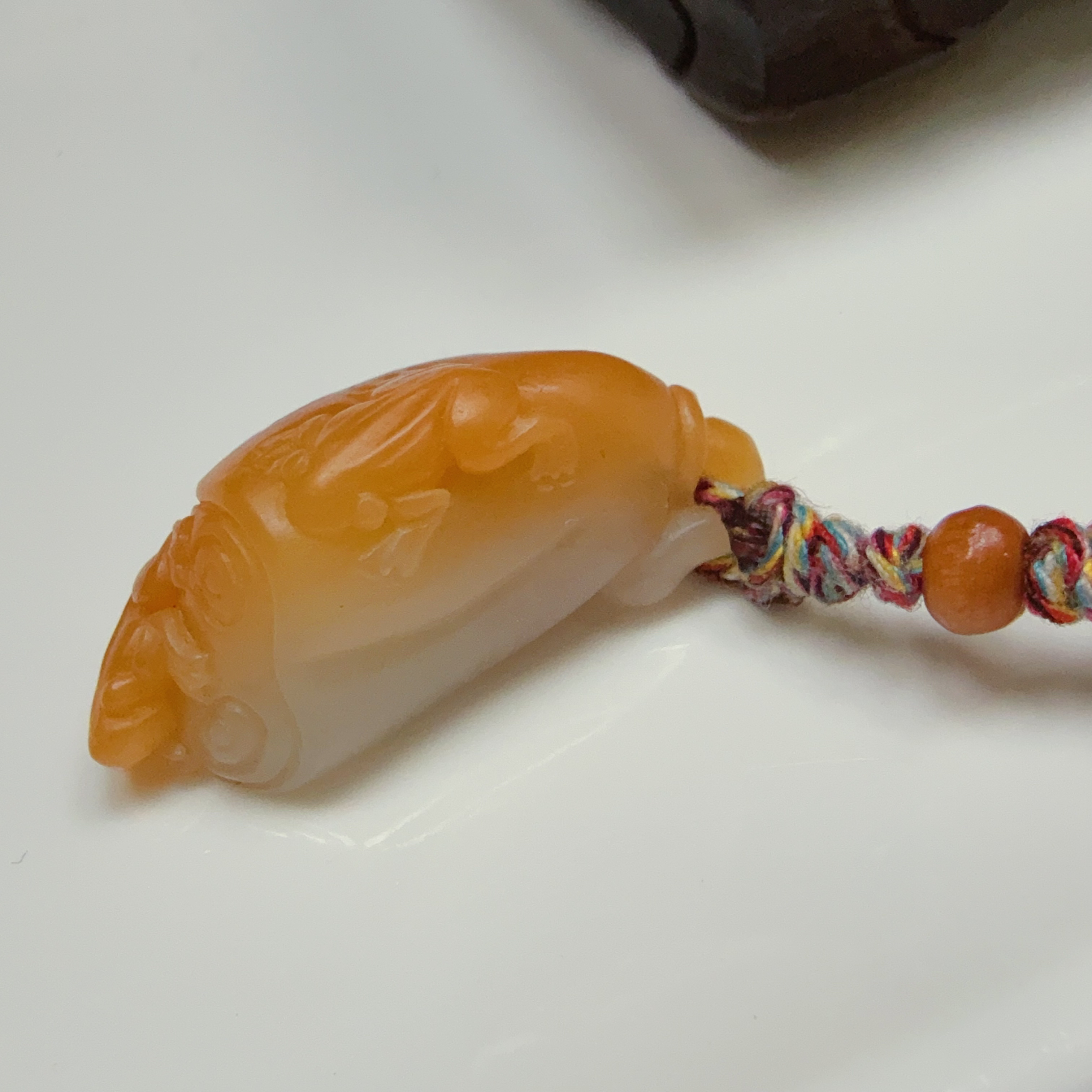 【伟伟鉴定】和田玉 籽 料 莲藕 挂件 30/16/13时尚百搭饰品