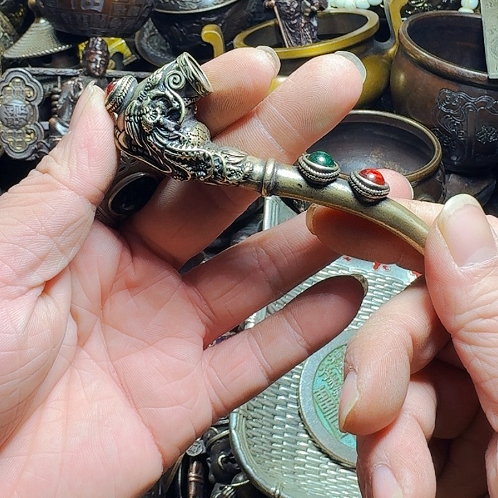 铜器摆件收收藏藏