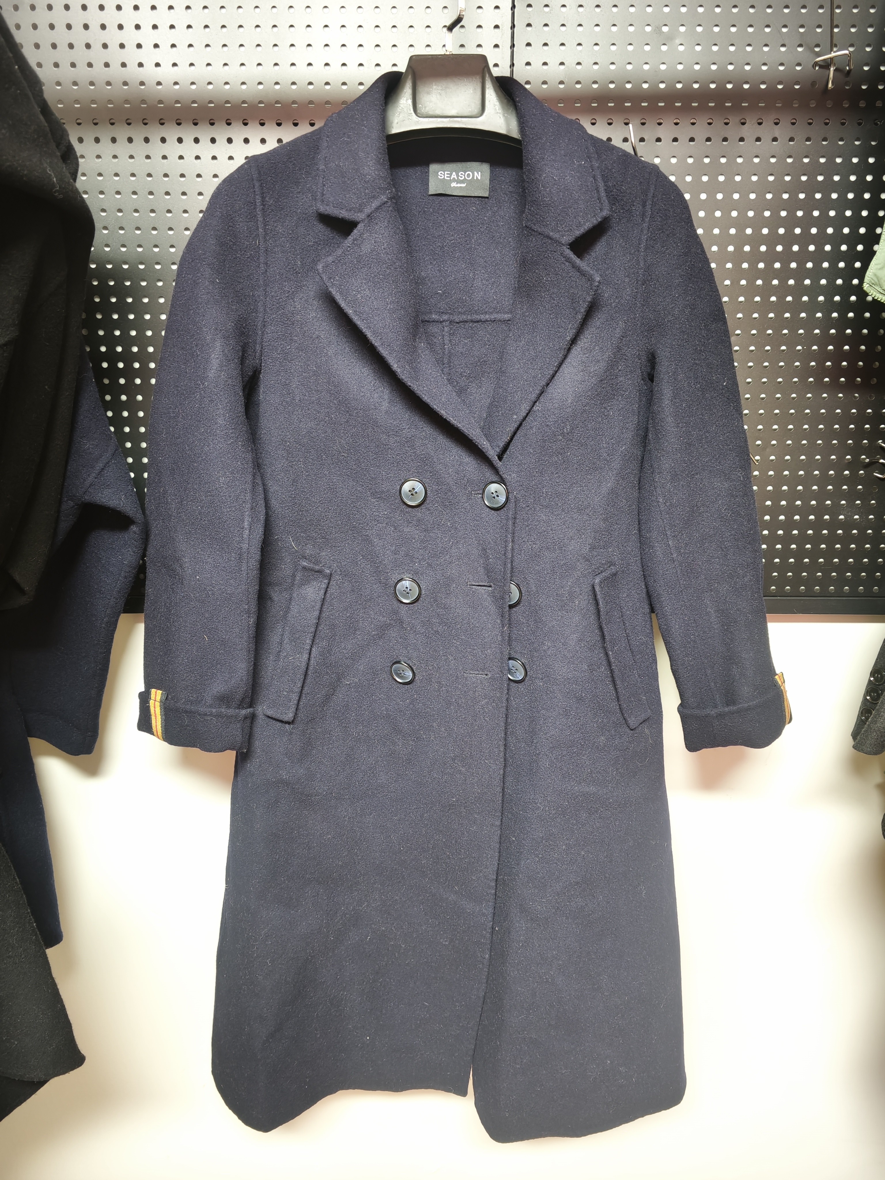 苏力羊驼毛双面绒大衣秋冬赫本风长款过膝宽松显瘦气质毛呢外套