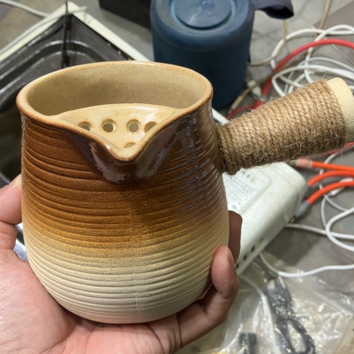 柴烧茶具宝瓶大放漏