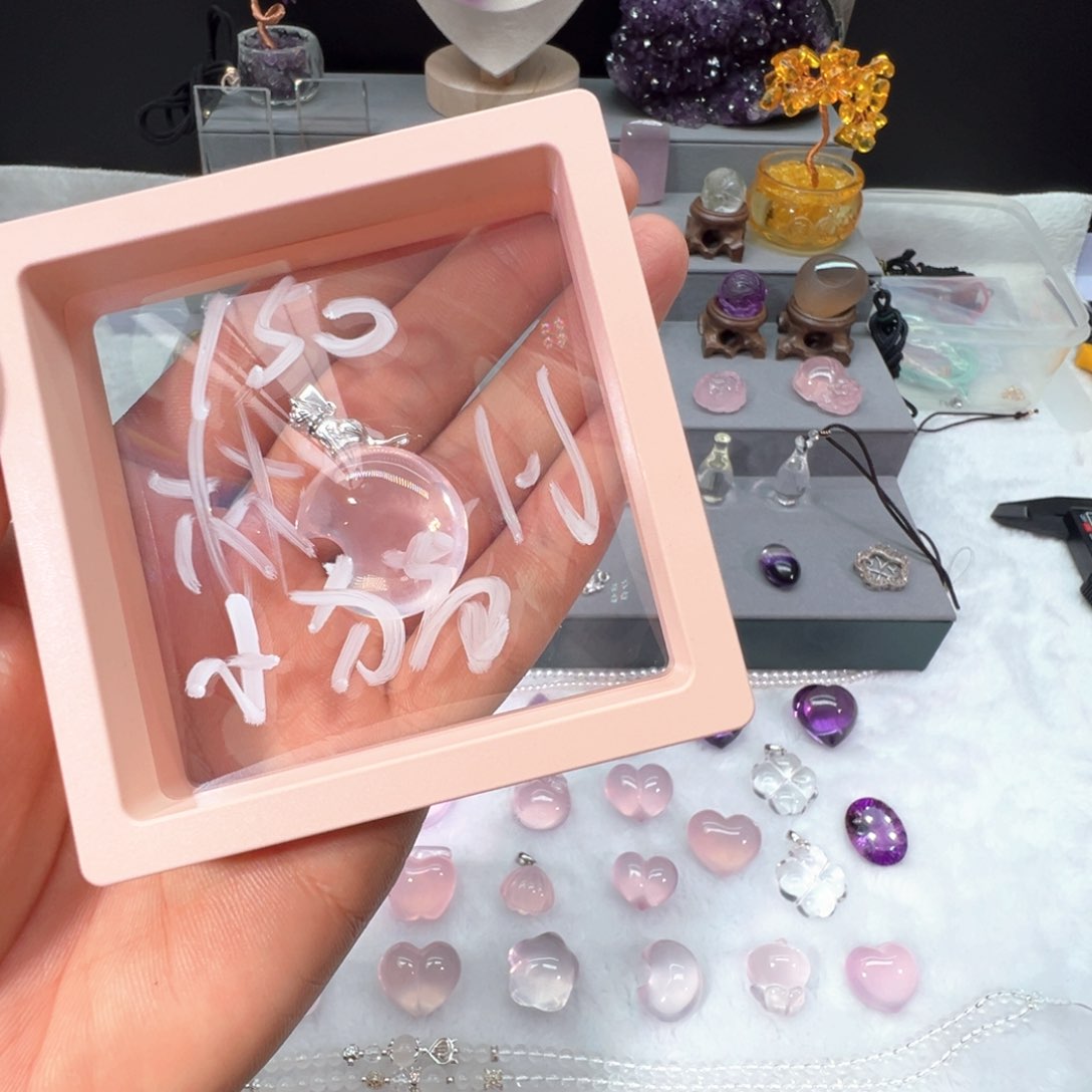 水晶眼镜未镶嵌以*月亮