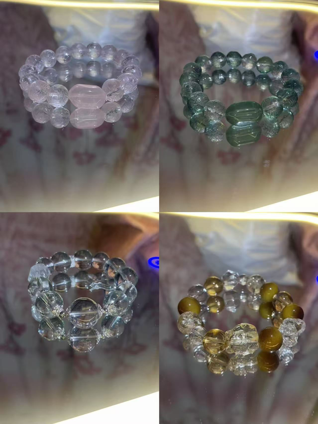 合金陶瓷手链 合金饰品，琉璃，陶瓷手串，两单飞！