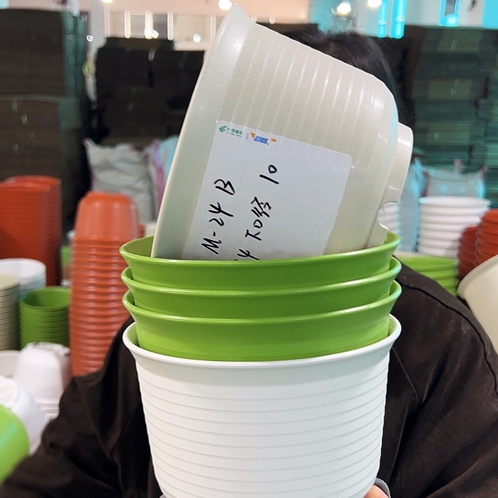 正品矮陶口18高13白色无托10个