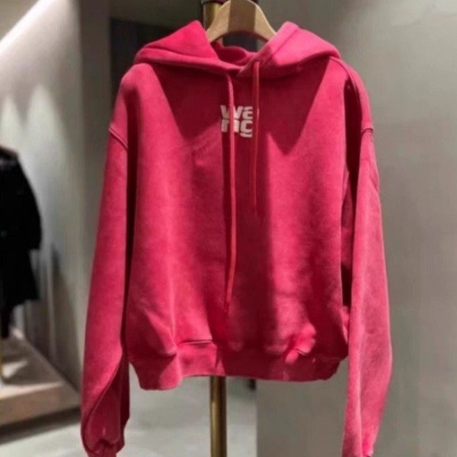 99新 ALEXANDER WANG 娜娜活动  胸前字母连帽卫衣 多色