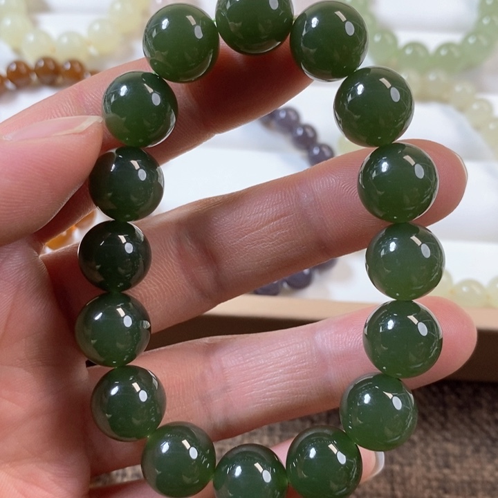 和田玉手串未镶嵌