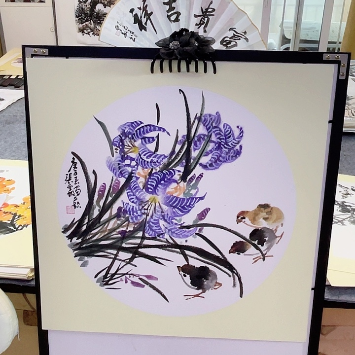 国画张圣敏先生纯手绘作品