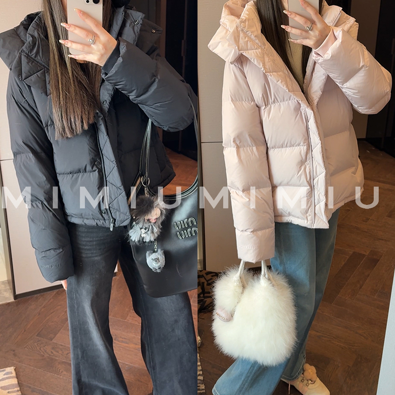 【mimius】肉肉 可溯源三星安心羽绒 LU家连帽羽绒服 G10252