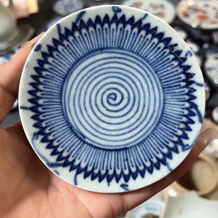 瓷片瓷片茶托喝茶非常不错