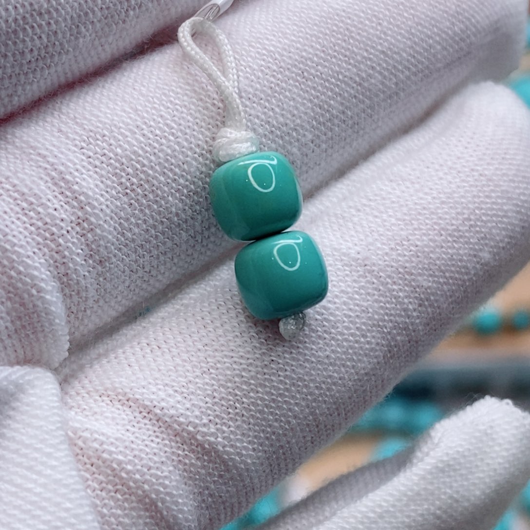 绿松石未镶嵌珠宝奇石6.6mm