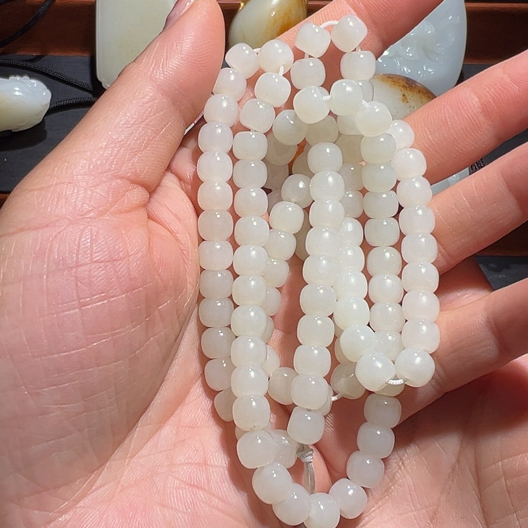 和田玉未镶嵌手链