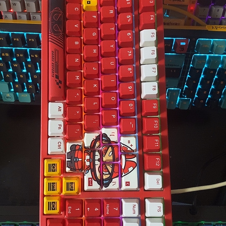 9新25年达尔优网吧同款键盘