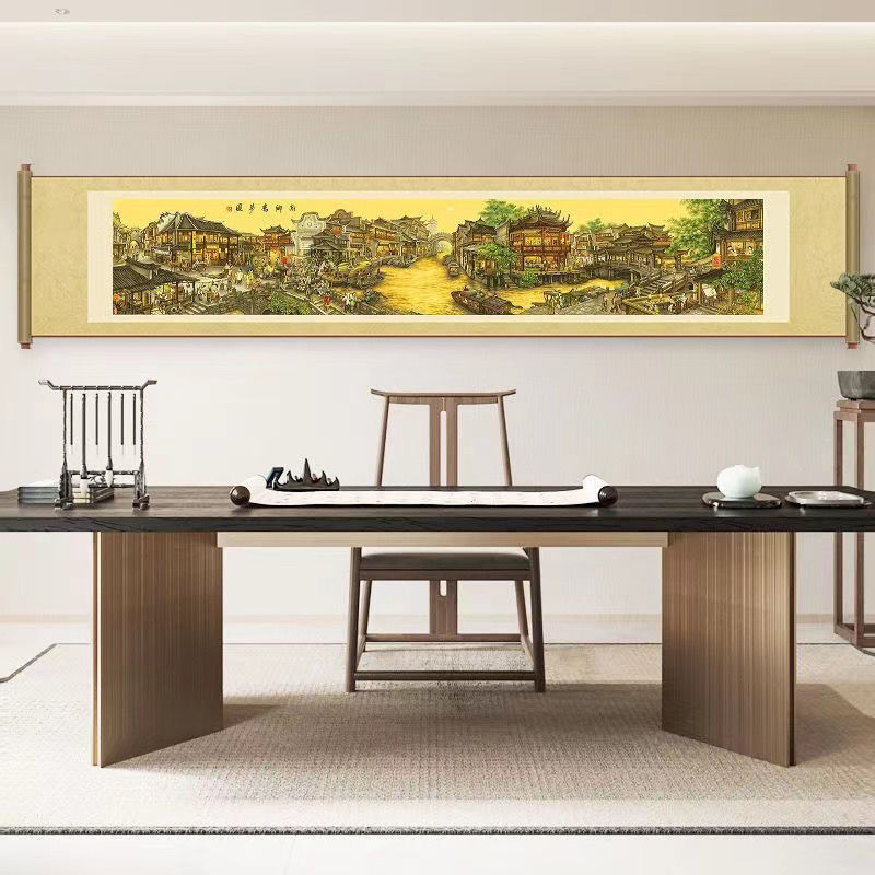 南乡旧梦十字绣新款高端线绣经典名画收藏客厅满绣风景自己绣印花