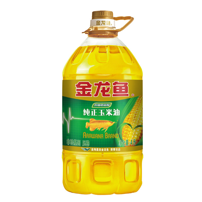 金龙鱼纯正玉米油4升/桶