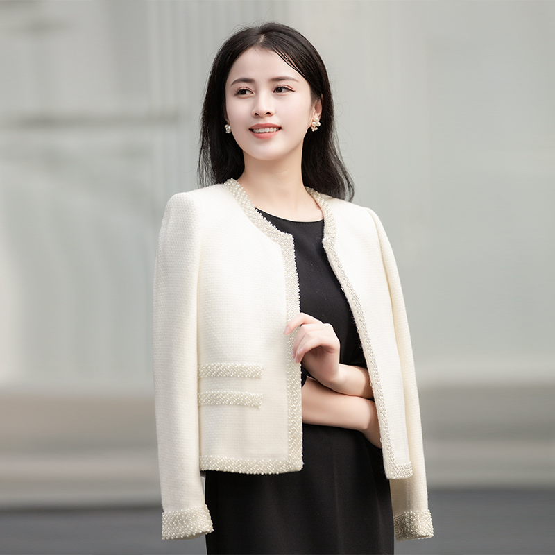 【白月光】iditto羊毛小香风外套女秋冬轻奢时尚气质保暖TUDC323