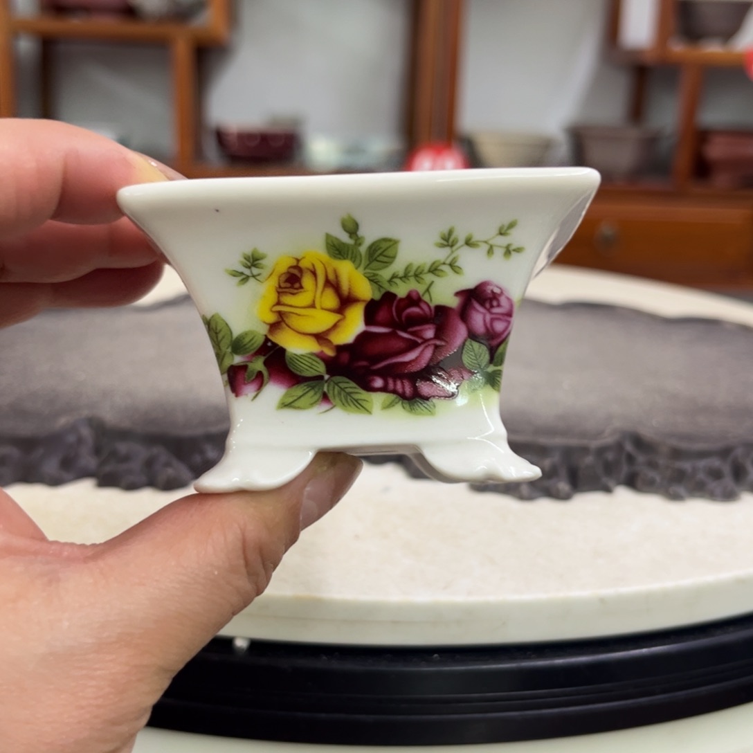 紫砂花盆瑕疵5-8。。。。