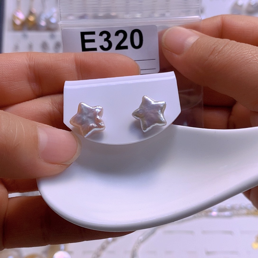 淡水珍珠耳饰银S925镶嵌