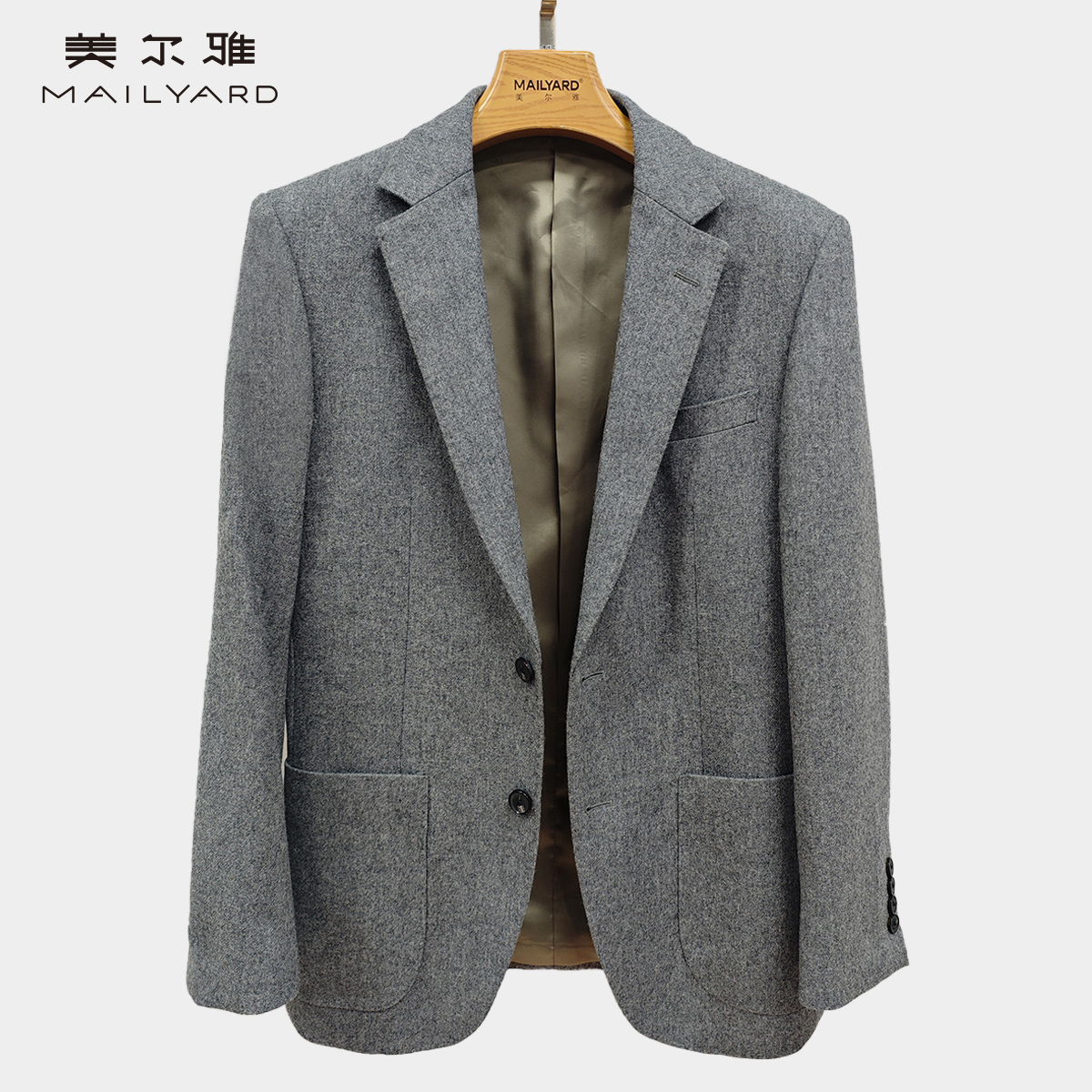 MAILYARD/美尔雅西服单件 商务男士日常通勤双开叉西装单上衣581