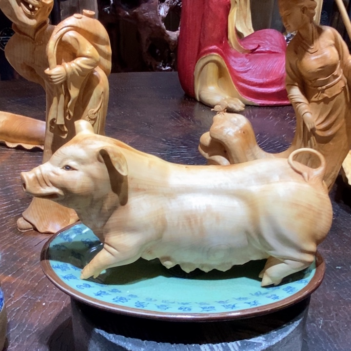 张***豪香榧木木雕艺术木雕艺术