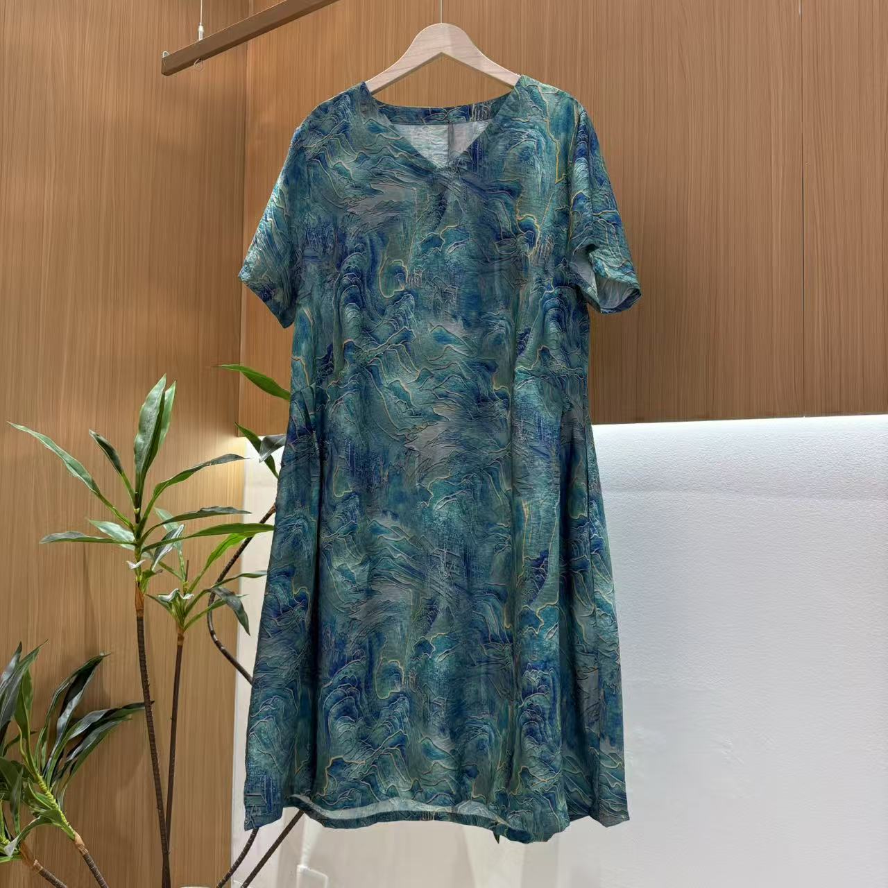 11612新款夏季优雅减龄宽松显瘦小个子连衣裙QZ
