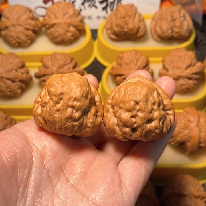 文玩核桃把件古蝉 36 37