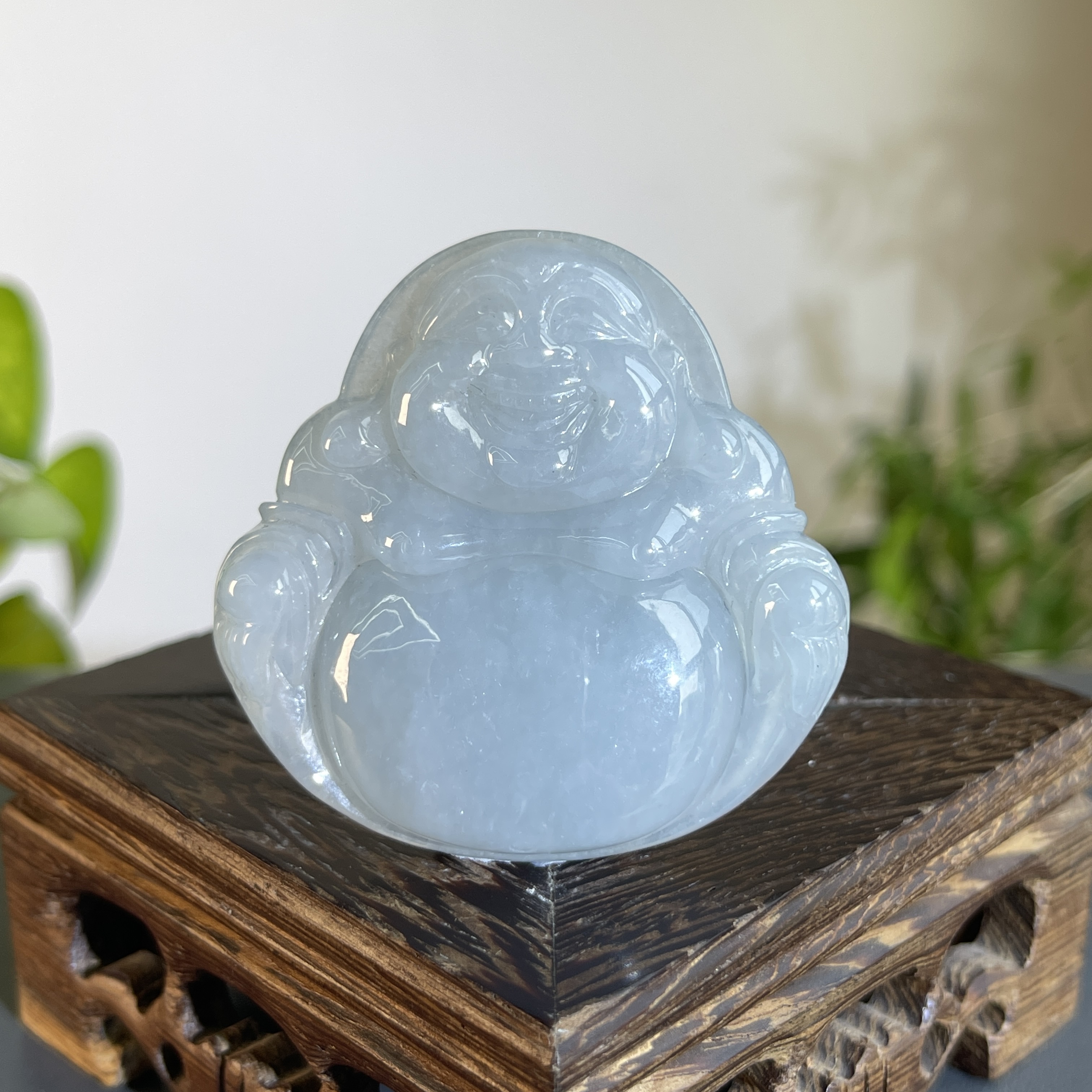 JXB21-97 天然缅甸A货翡翠 佛公