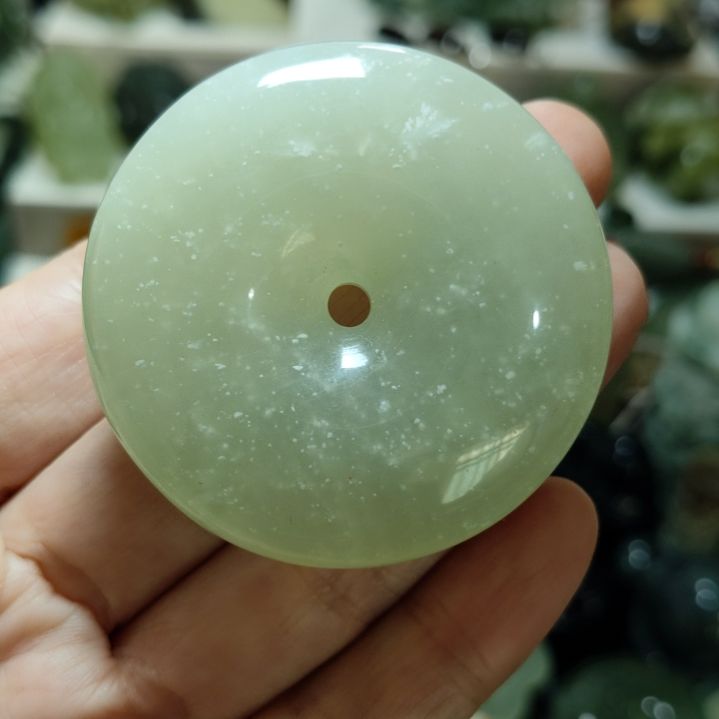 岫玉平安扣未镶嵌