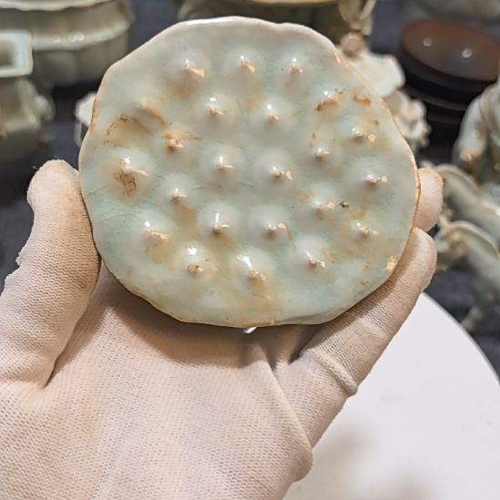 过***名湖田窑莲子一个全品