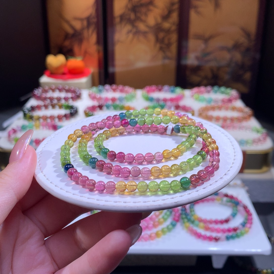未镶嵌手链碧玺碧玺
