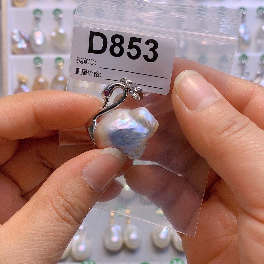 淡水珍珠颈饰银S925镶嵌