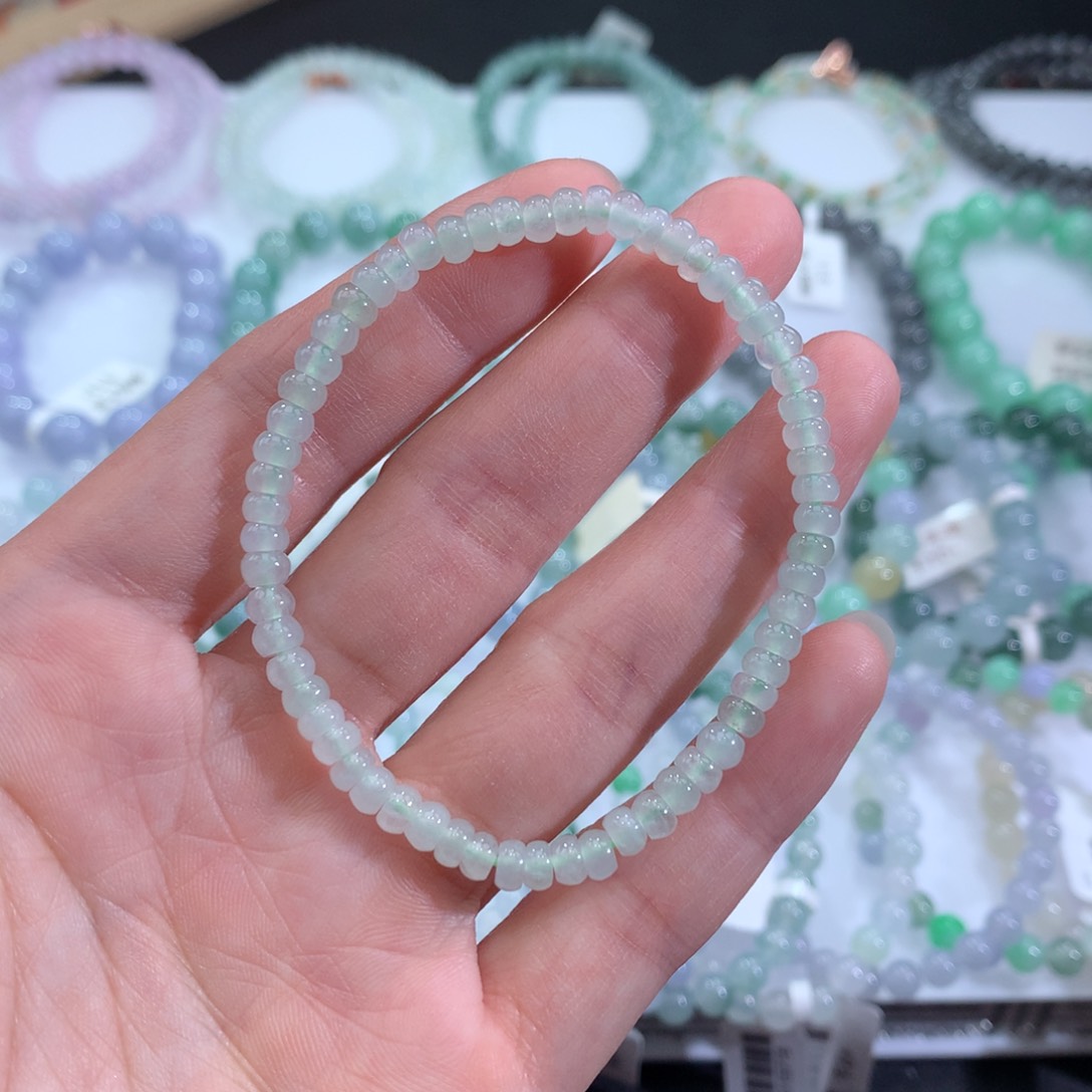 未镶嵌翡翠手链天然