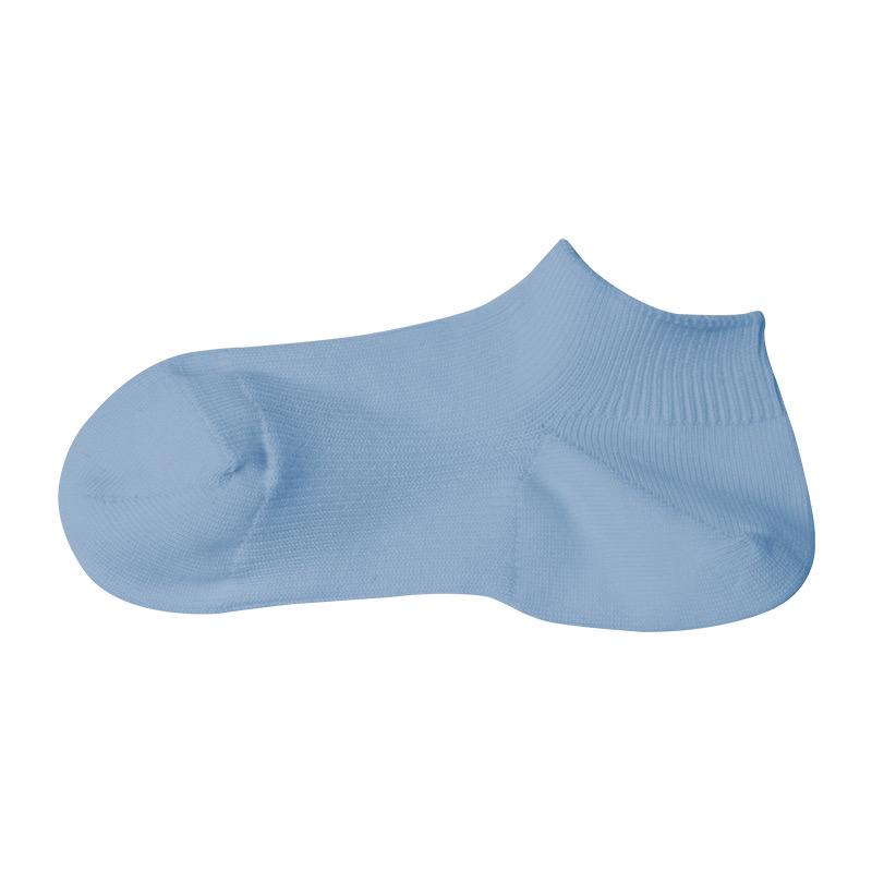 【糖糖】双针细坑条直角夏季薄款短袜透气吸汗棉袜女