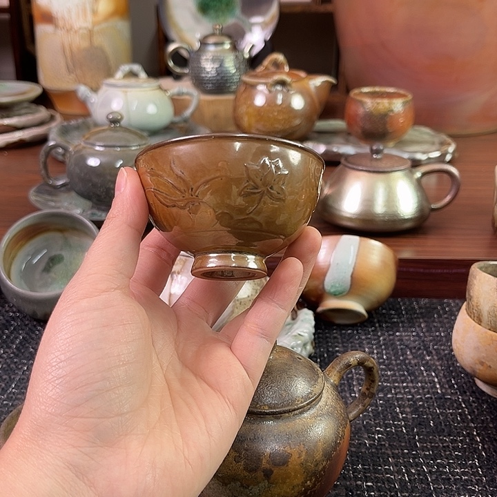 荷叶主人杯茶杯酒杯