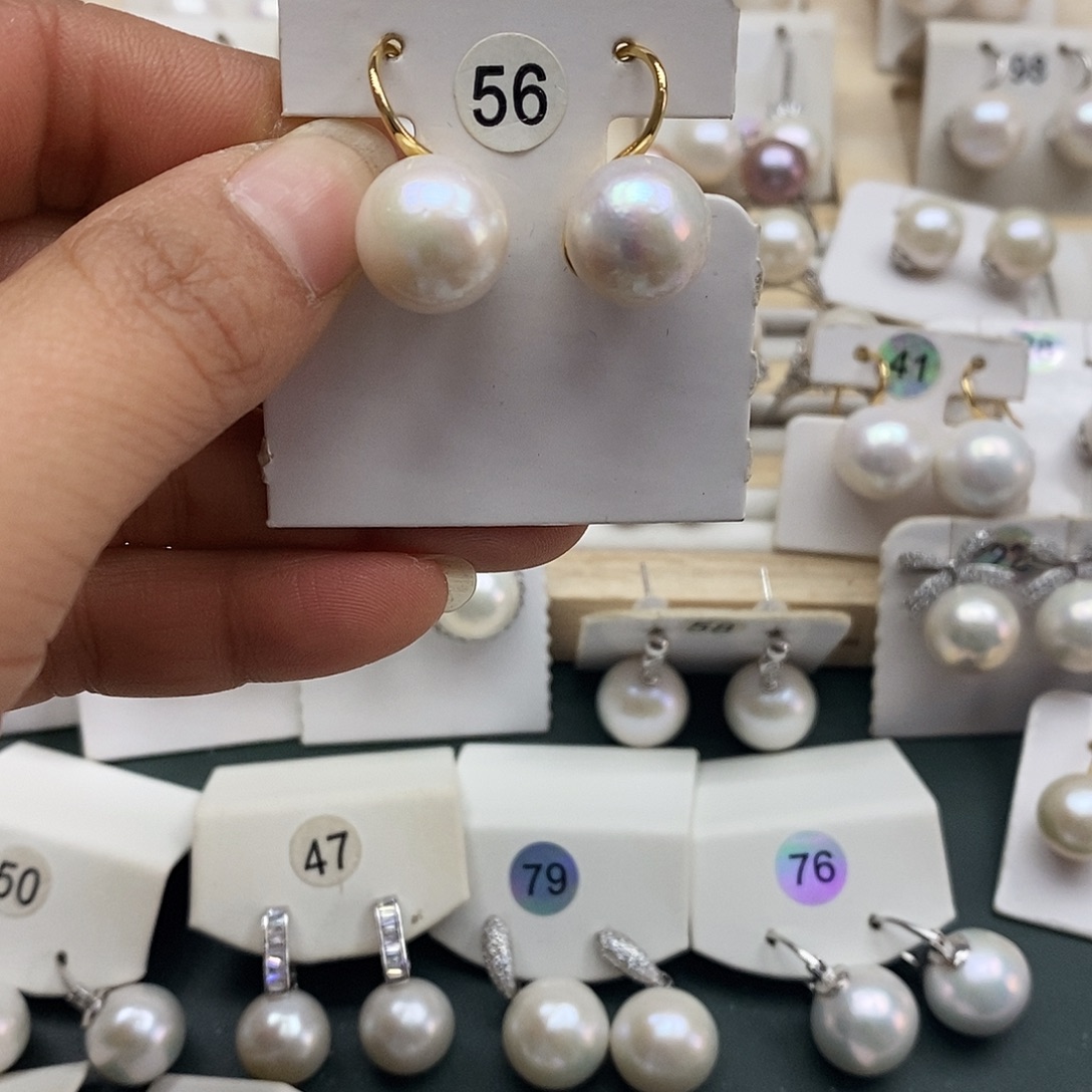 淡水珍珠颈饰银S925镶嵌