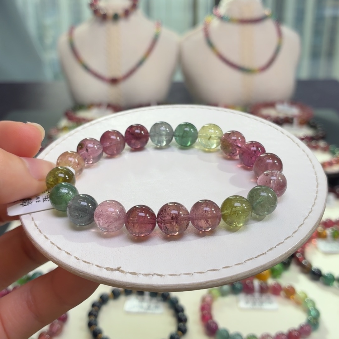 未镶嵌碧玺手链A16