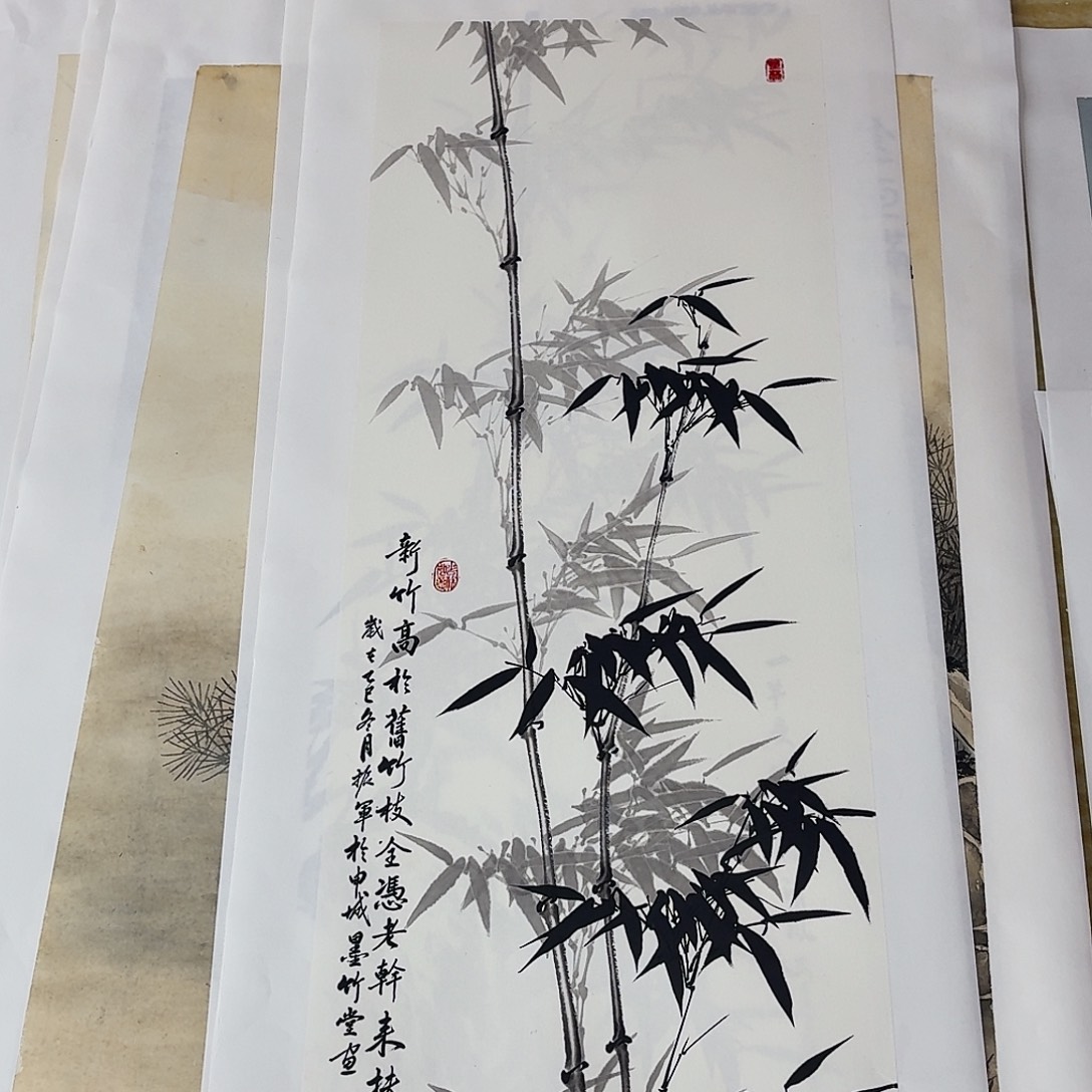 軍***峰国画三尺手绘作品