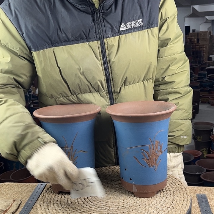 紫砂花盆紫砂花盆