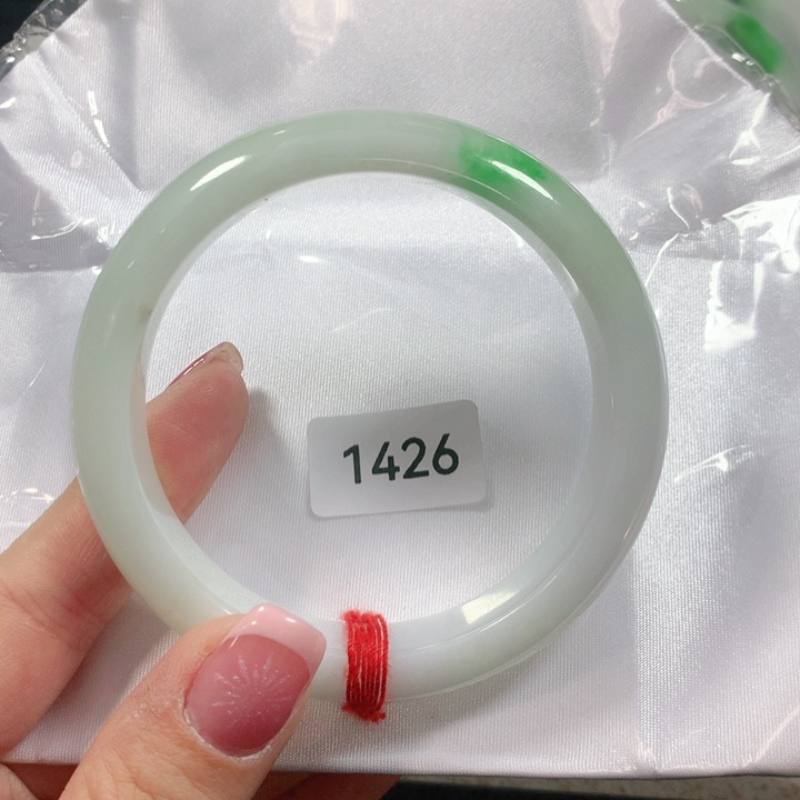 翡翠手镯未镶嵌天然翡翠手镯5803