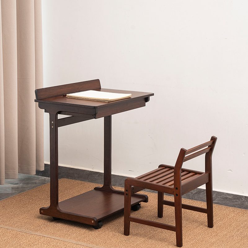 边几新中式落地家用简约创意可移动学习桌