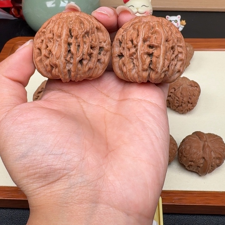 文玩核桃把件全品四座楼山西44