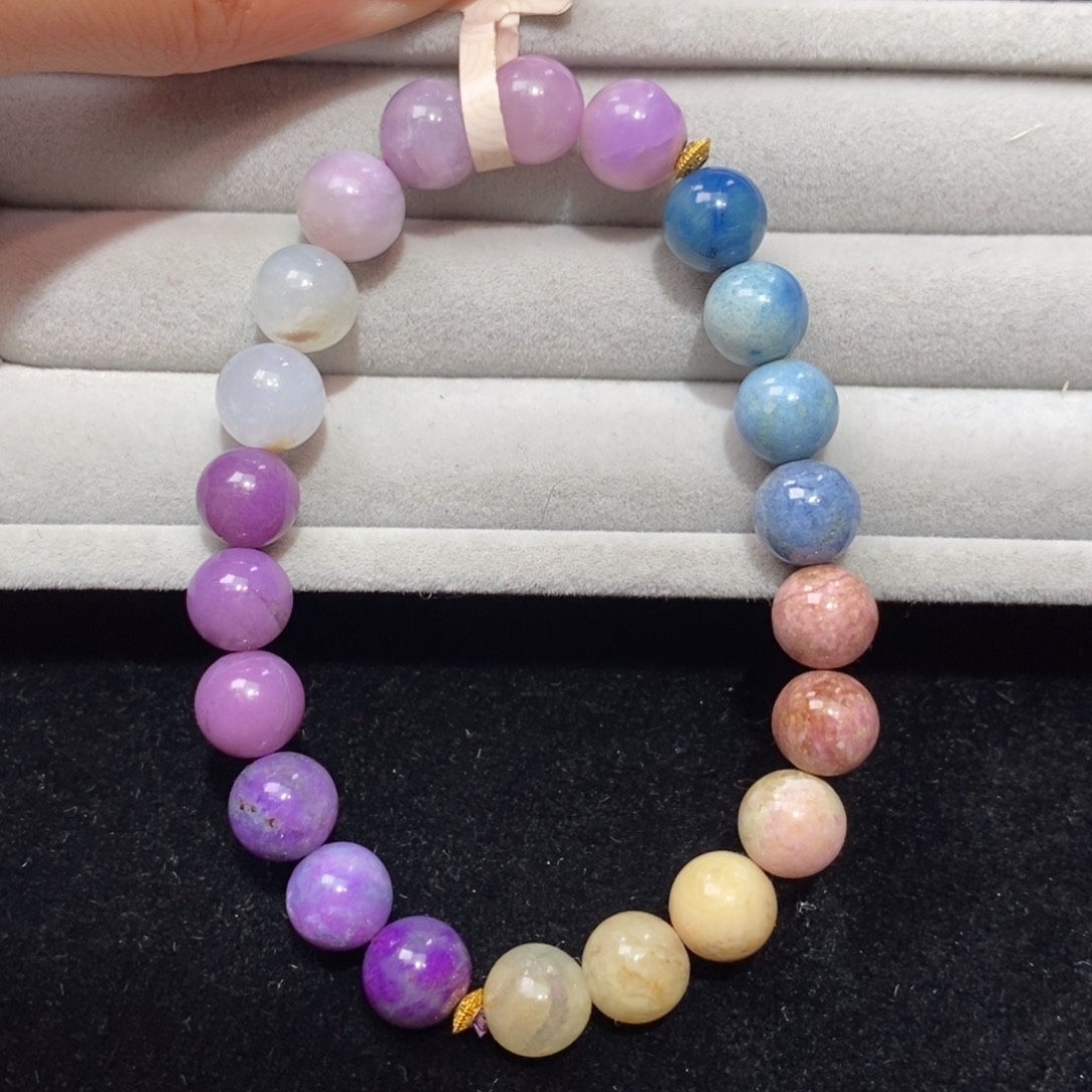 苏纪石（舒俱来）18K金镶嵌手链