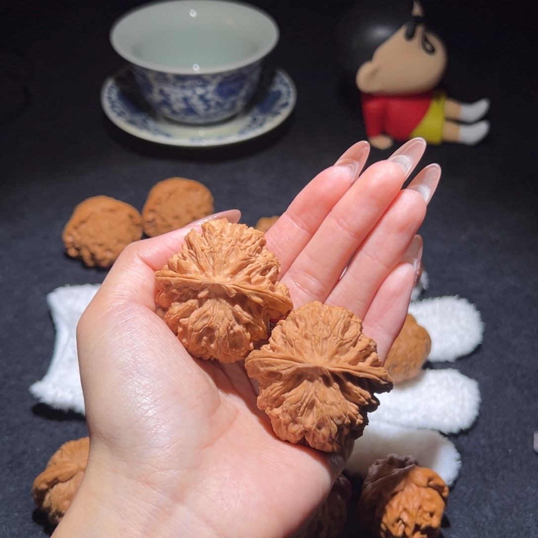 文玩核桃把件45+苹果园